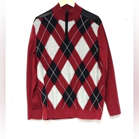 iNC International concepts men's sweater pullover zipper front Size: XL - Picture 1 of 4